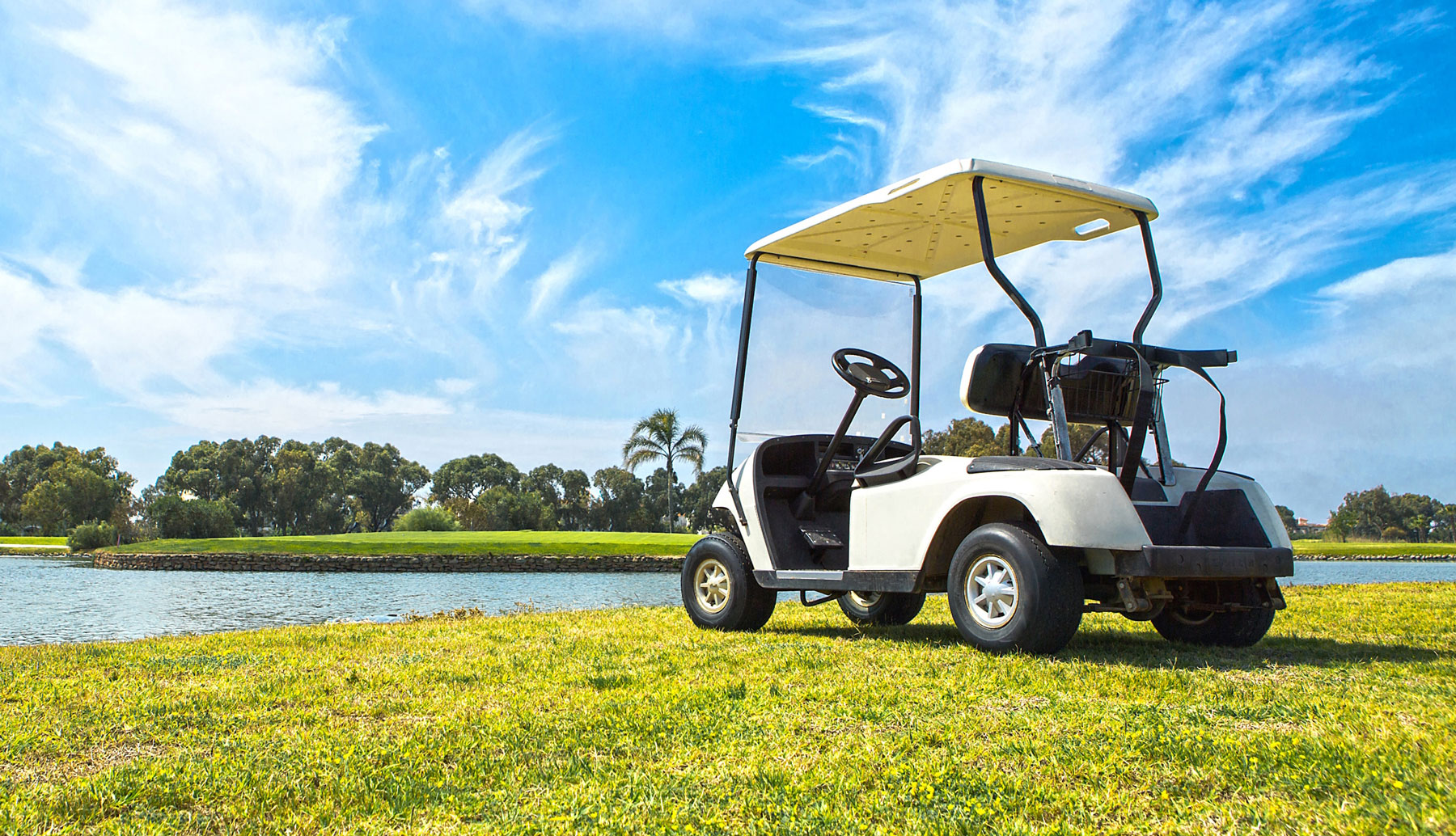 Rathbun Lake Marina has golf carts for $20 a day Rathbun Lake Marina has golf carts for $20 a day